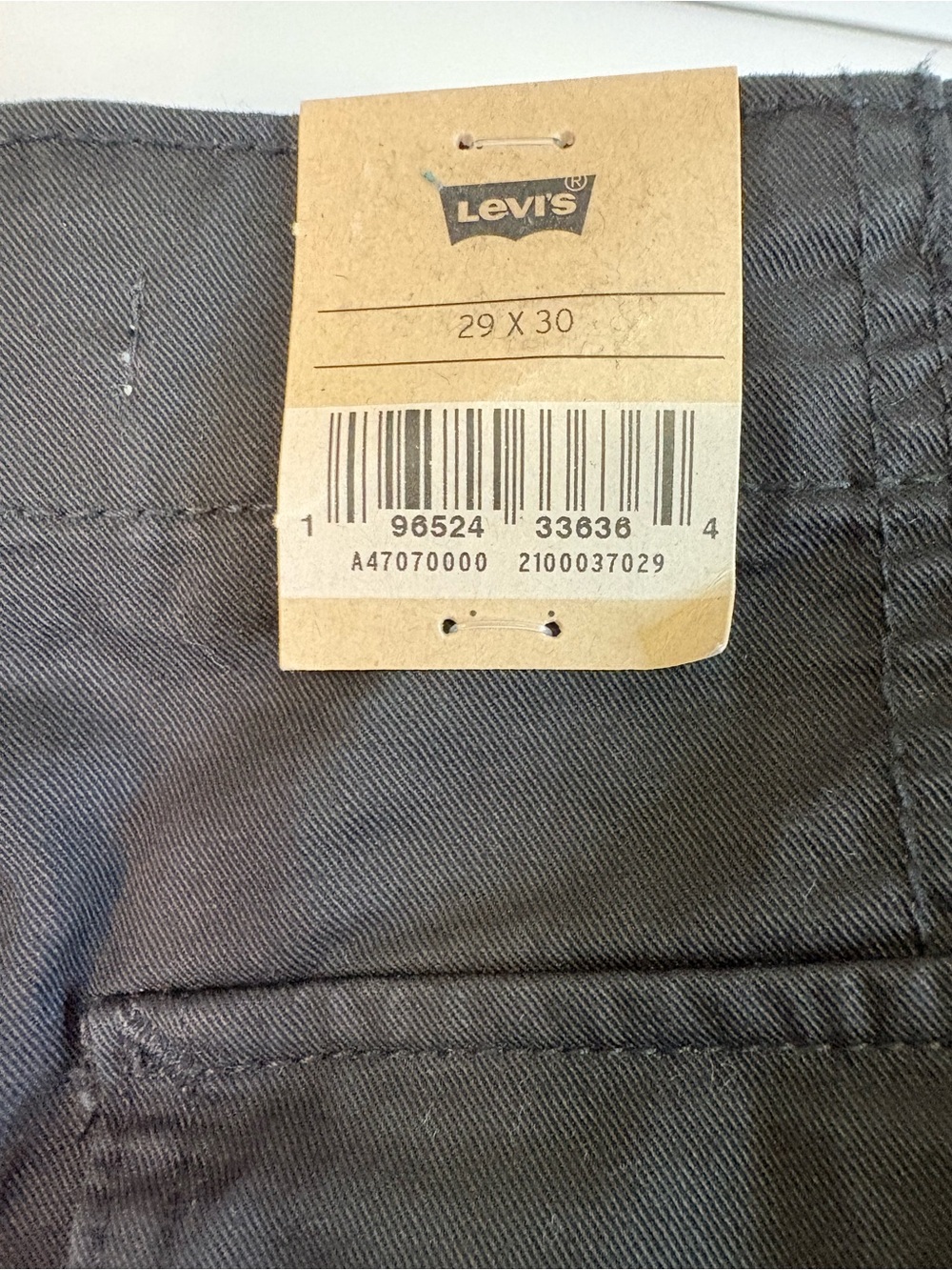 Levi's Black LEVI’S ‘94 Baggy Cargo - Black Sz 29 - Picture 6 of 6